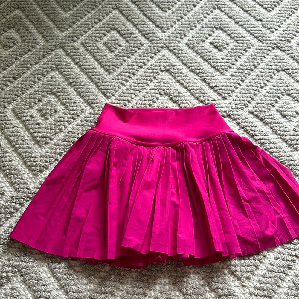 Fuchsia Alo Grand Slam Tennis Skirt